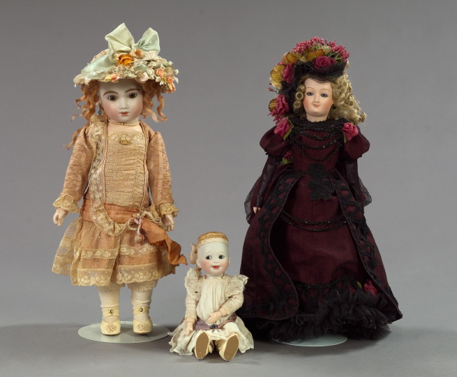 Appraisal: Set of Three Artist Dolls including one signed Christine Janiak