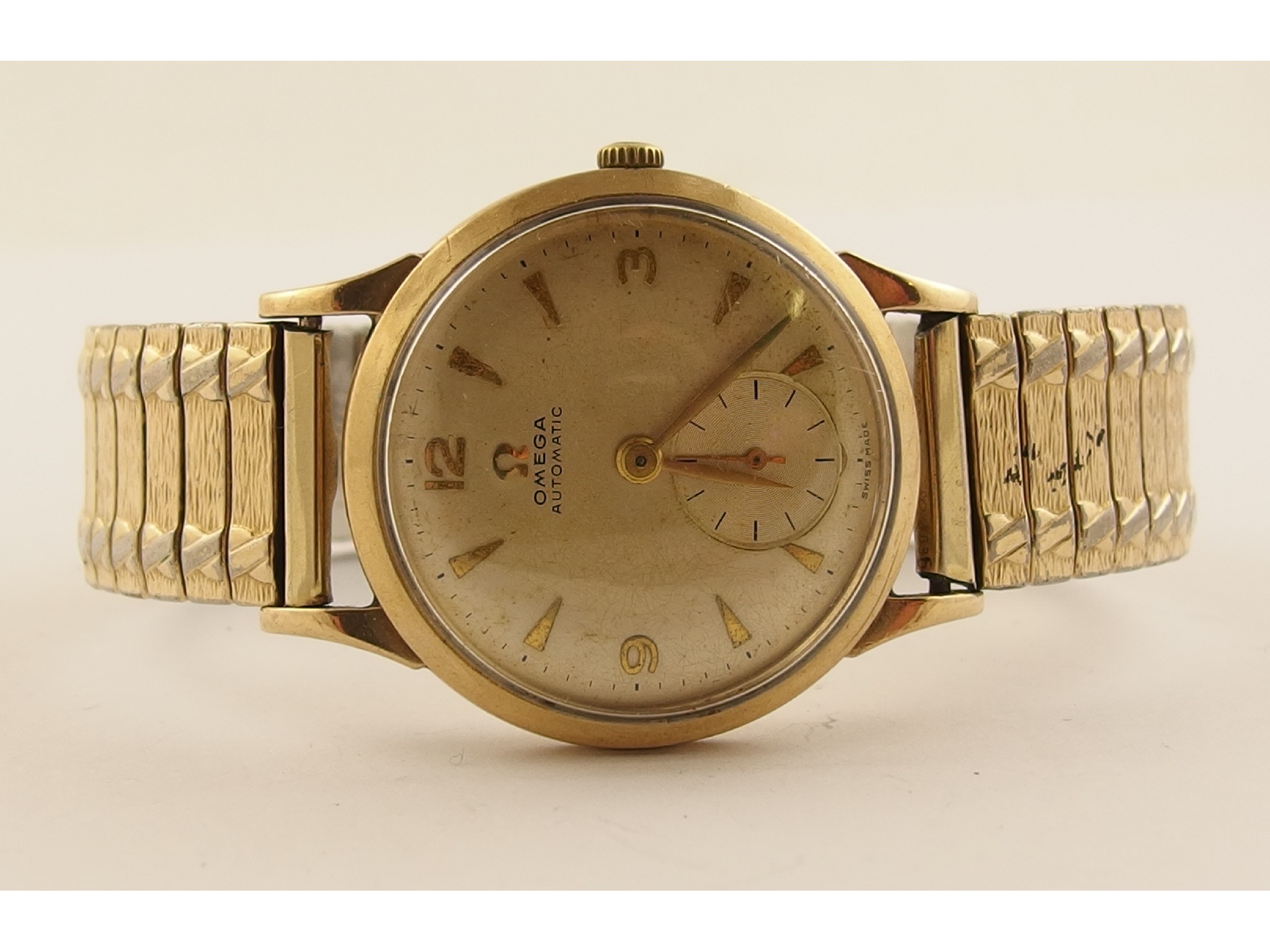 Appraisal: A ct gents vintage Omega 'Bumper' automatic watch circa -