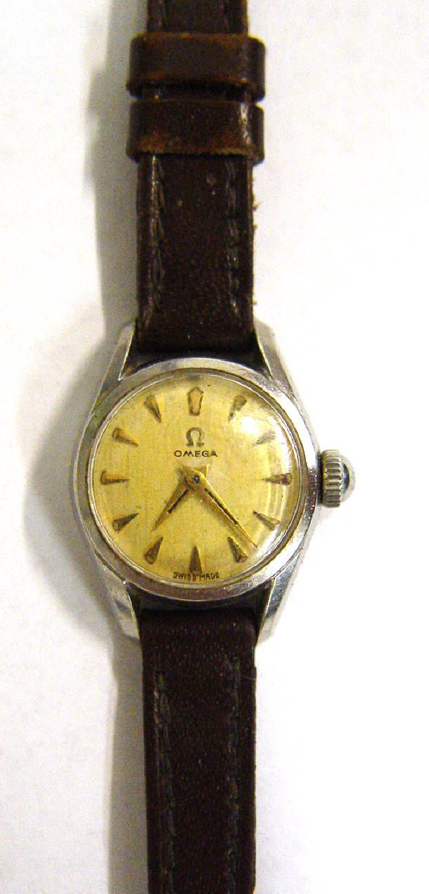 Appraisal: Omega stainless steel ladies wristwatch