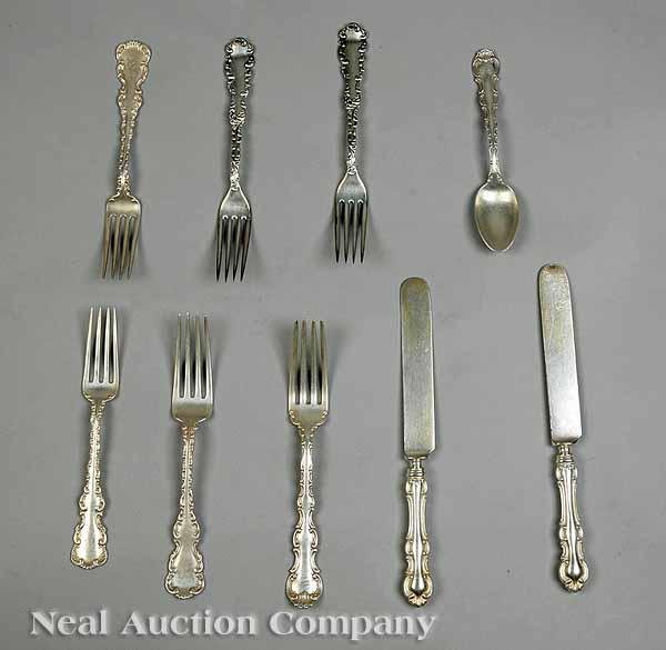 Appraisal: A Group of Gorham Strasbourg Sterling Silver Flatware pattern introduced