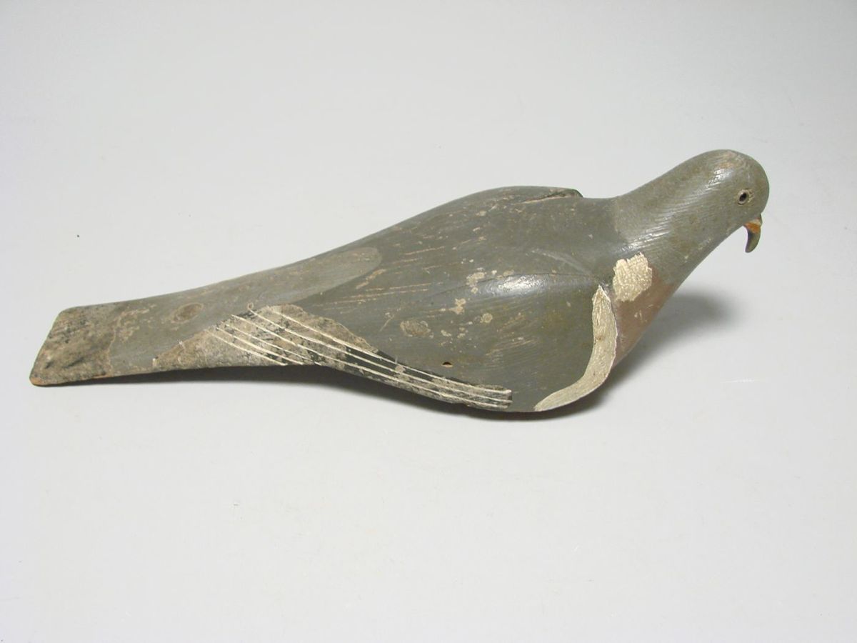 Appraisal: ENGLISH PIGEON DECOY With original paint Average wear