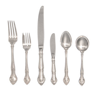 Appraisal: An American Silver Flatware Service Gorham Mfg Co Providence RI