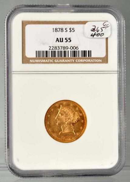 Appraisal: -S Liberty Gold Coin NGC