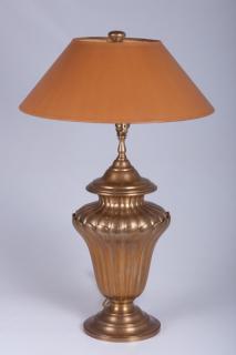 Appraisal: Chapman Brass Lamp Brass urn style body measures approximately -