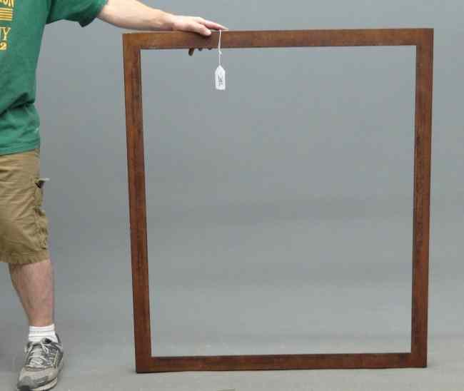 Appraisal: Modern steel picture frame Takes a '' x '' picture