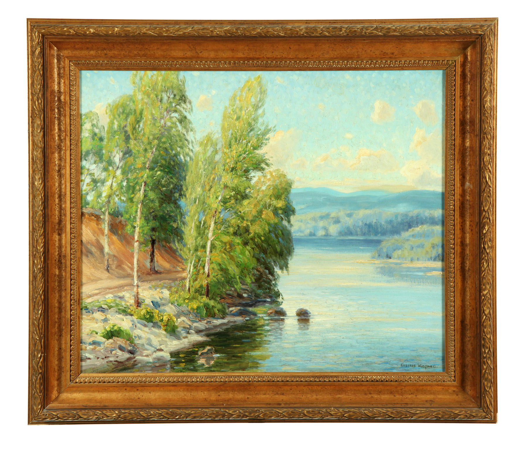 Appraisal: LAKE SUNAPEE N H BY GUSTAVE ADOLPH WEIGAND AMERICAN -