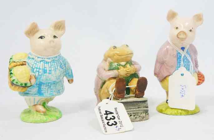 Appraisal: Beswick Beatrix Potter Figures Pigling Bland Mr Jackson and Little