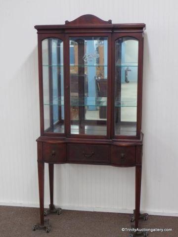 Appraisal: c English Georgian Mahogany China Cabinet This is for a