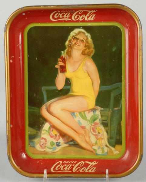 Appraisal: Coca-Cola Serving Tray Description A few small short scratches small