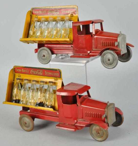 Appraisal: Lot of Metalcraft Coca-Cola Toy Trucks Description s Includes one