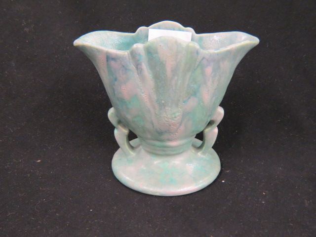 Appraisal: Roseville Carnelian II Art Pottery Vase beautiful glaze excellent