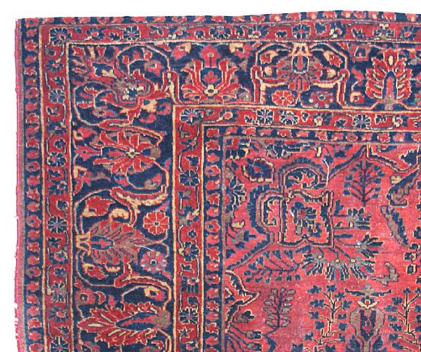 Appraisal: A Sarouk carpet size approximately ft in x ft in