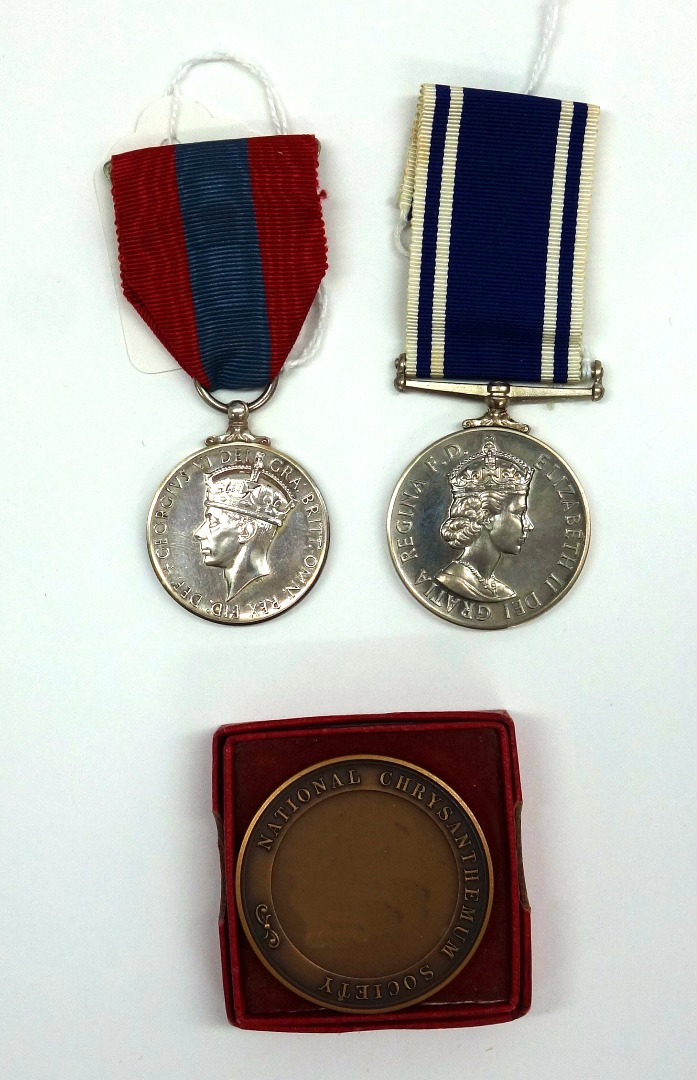 Appraisal: A George VI Imperial Service medal to Katie Ballard in