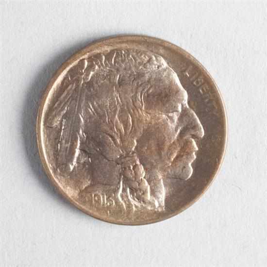 Appraisal: United States Buffalo nickel five-cent piece Type I AU- with