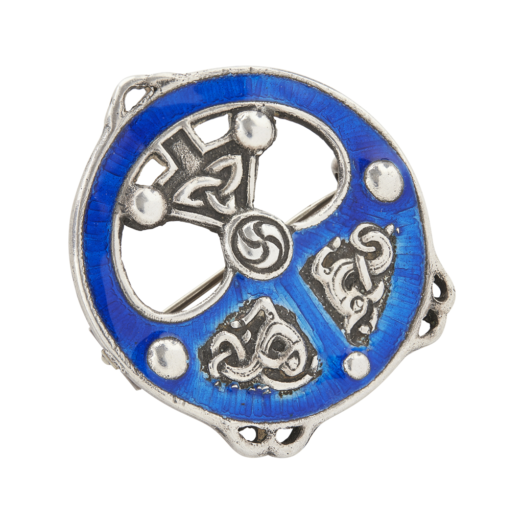 Appraisal: IONA - A SCOTTISH PROVINCIAL ENAMEL BROOCH ALEXANDER RITCHIE CIRCA