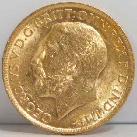 Appraisal: A Gold Sovereign dated George V Head