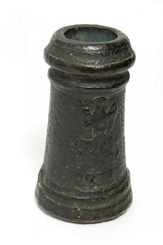 Appraisal: Continental Militaria Bronze Signal Salute Cannon Antique militaria Continental patinated