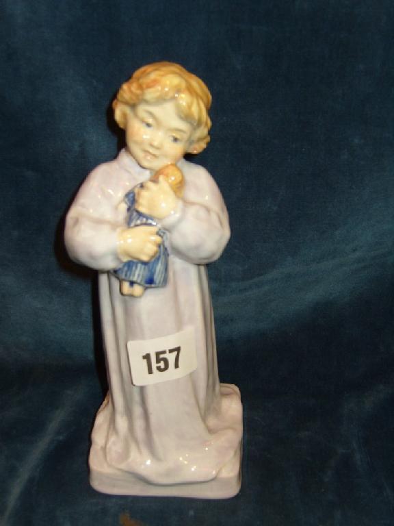 Appraisal: A Royal Doulton figure of a child in pale mauve