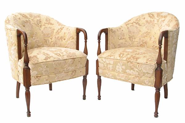 Appraisal: A pair of George III style chairs height in width