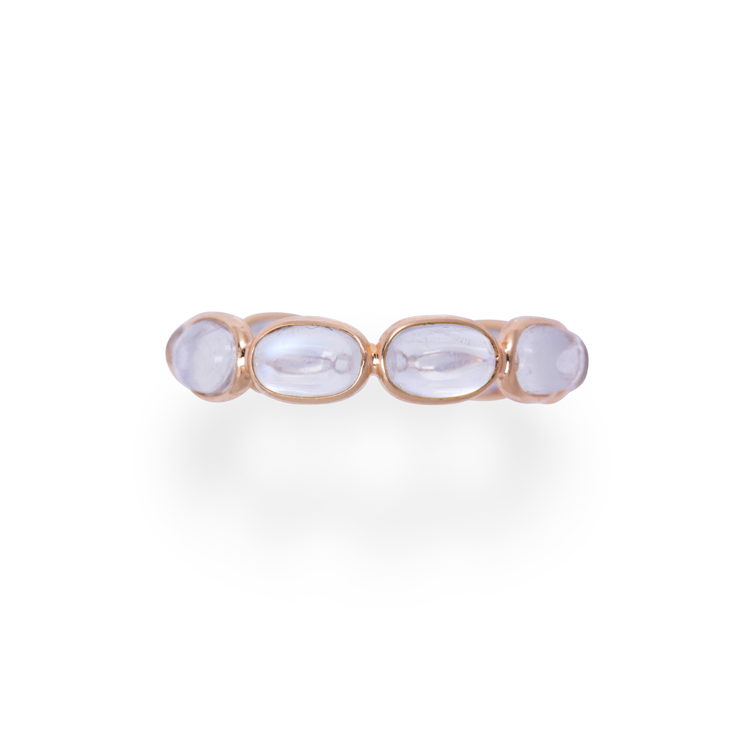 Appraisal: A MOONSTONE AND EIGHTEEN KARAT GOLD RING A moonstone and