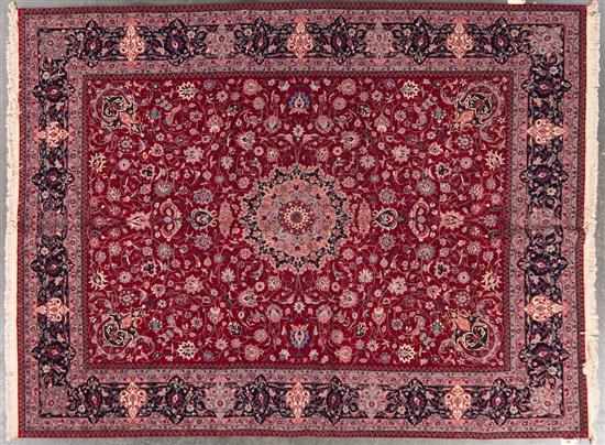 Appraisal: Sino-Tabriz rug China modern x Estimate -