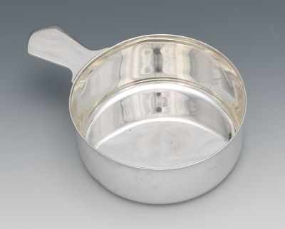 Appraisal: A Sterling Silver Porringer by Tiffany Co Simple contemporary design