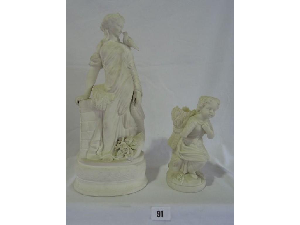 Appraisal: A th century Parian type figure of a standing classical