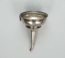 Appraisal: A George III Silver Wine Funnel by Hester Bateman This