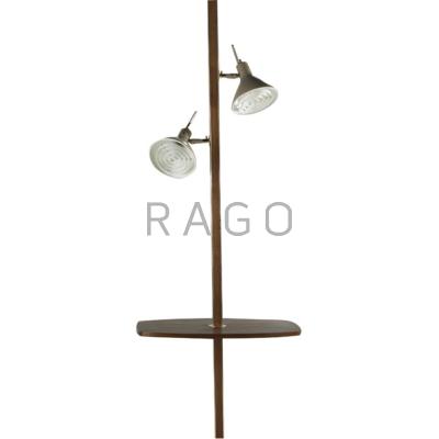 Appraisal: GERALD THURSTON LIGHTOLIER ETC Three floor lamps Enameled aluminum glass