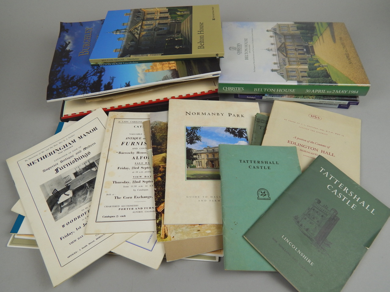 Appraisal: Country House Sales - A collection of auction catalogues relating