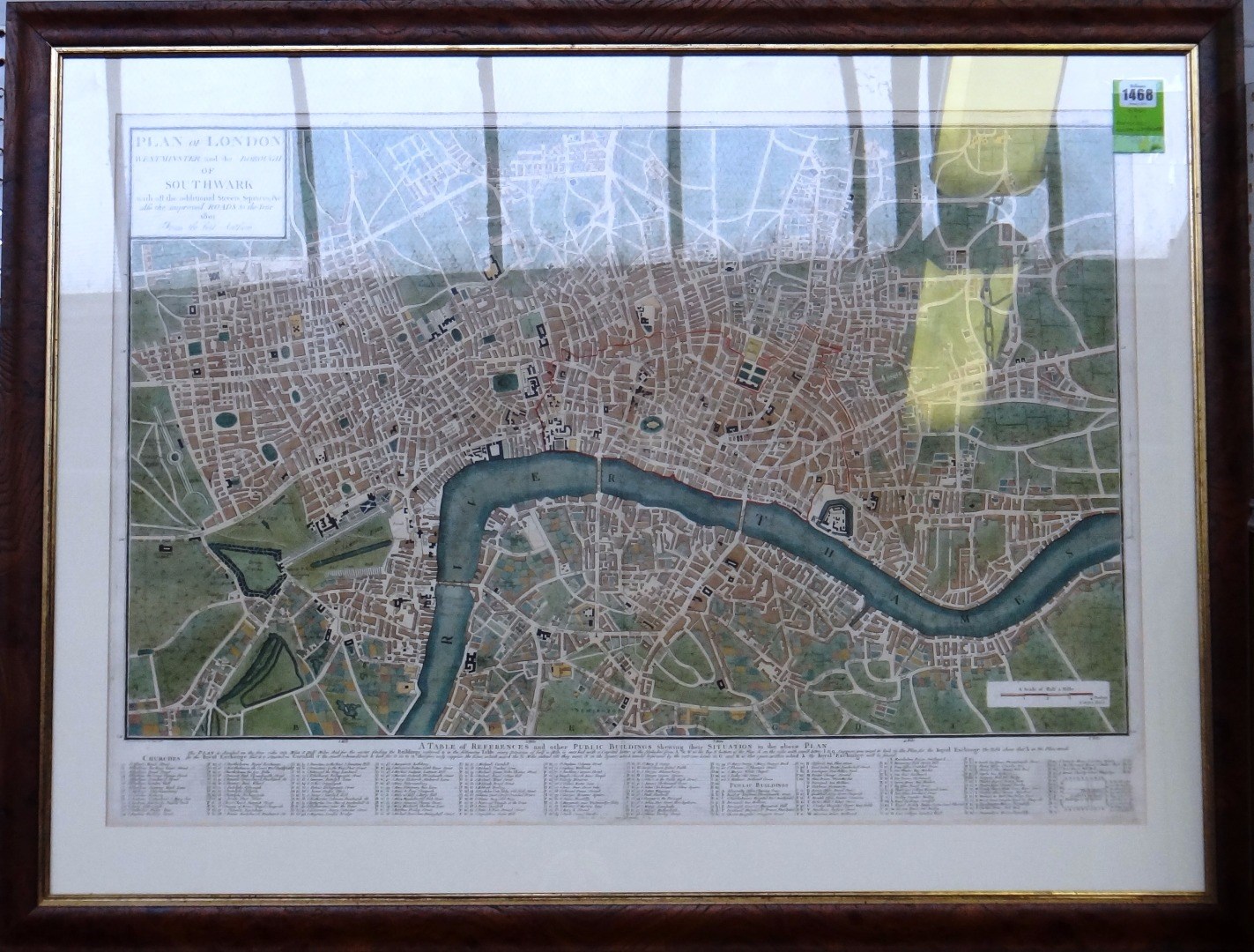 Appraisal: J G BONNISELLE - Plan of London Westminster and the