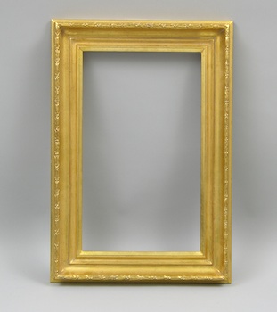 Appraisal: A Wide Lemon Gilt Picture Frame by Husar A wide