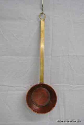 Appraisal: Antique Copper Brass LadleFrom an estate is a very nice