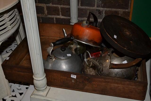 Appraisal: A GROUP LOT OF CAST IRON SHOE LAST FOUR POTS