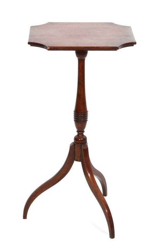 Appraisal: Sale Lot An American Wood Side Table having square top