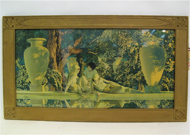 Appraisal: MAXFIELD PARRISH COLOR PRINT titled Garden of Allah in by