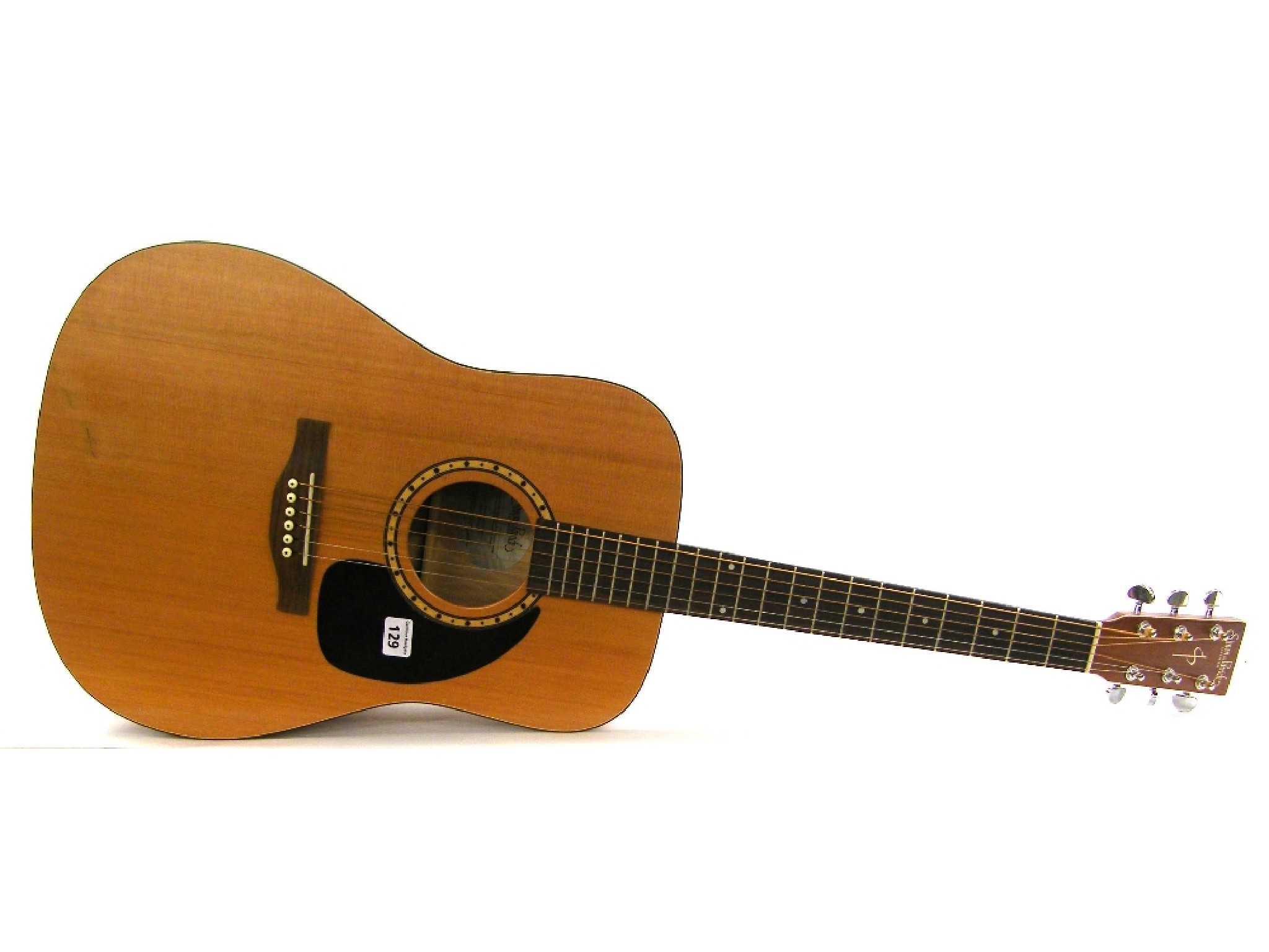 Appraisal: Simon Patrick Woodland Cedar acoustic guitar ser no natural finish