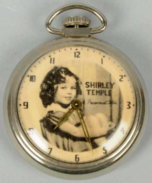 Appraisal: Shirley Temple Character Pocket Watch Circa Made by Westclox Working