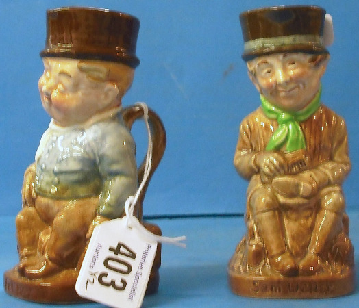 Appraisal: Royal Doulton Toby Jugs Sam Weller D and The Fat