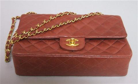 Appraisal: CHANEL PURSE The iconic purse of rectangular form with an