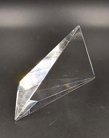 Appraisal: Signed Christopher Reis glass sculpture Signed Christopher Reis grew up