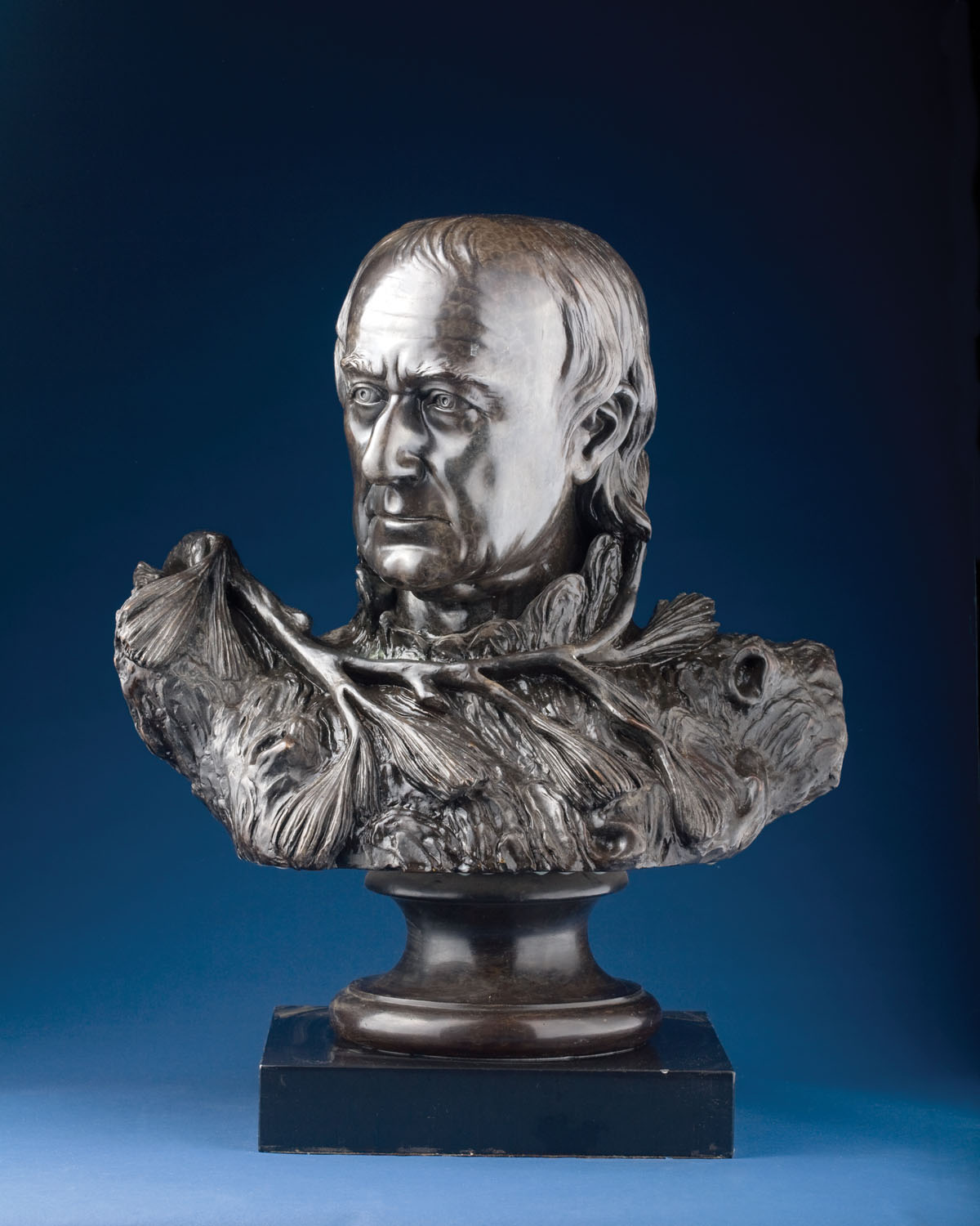 Appraisal: BRONZE BUST OF WILLIAM RUSH AFTER THE SCULPTOR Height inches