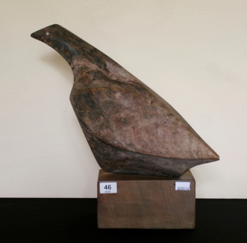 Appraisal: A Shona Sculpture of a bird in soapstone th century