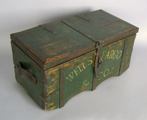 Appraisal: Reproduction Wells Fargo lock box h w