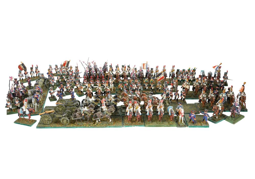 Appraisal: COLLECTION OF PAINTED METAL TOY SOLDIERScomprising approximately pieces Provenance Property