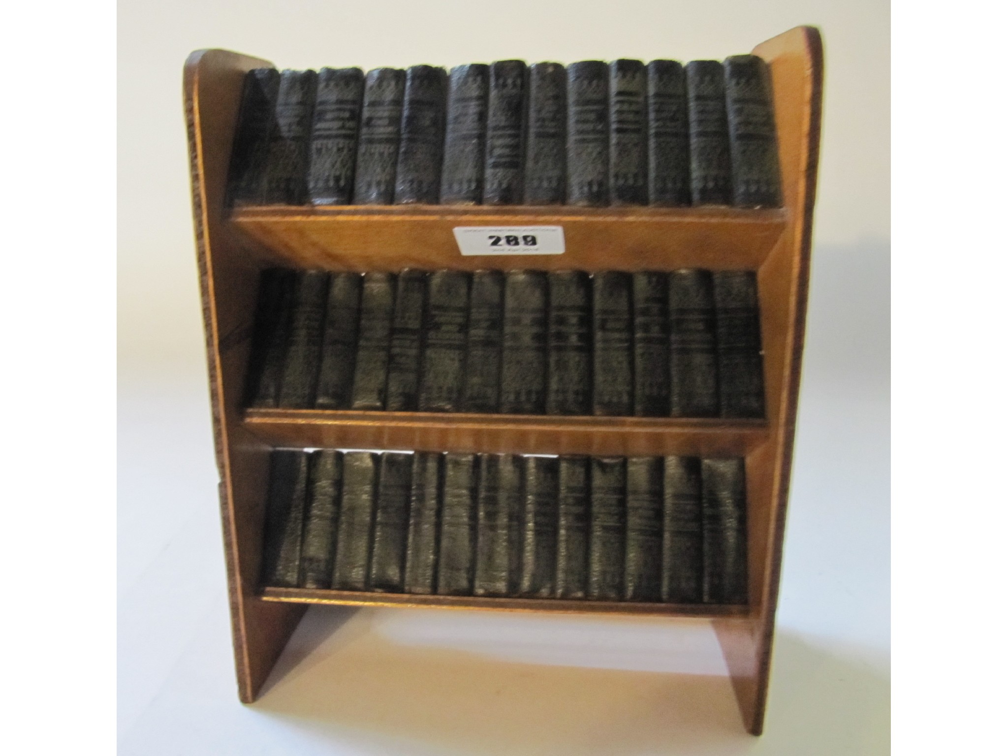 Appraisal: A set of miniature Shakespeare's Works in stand