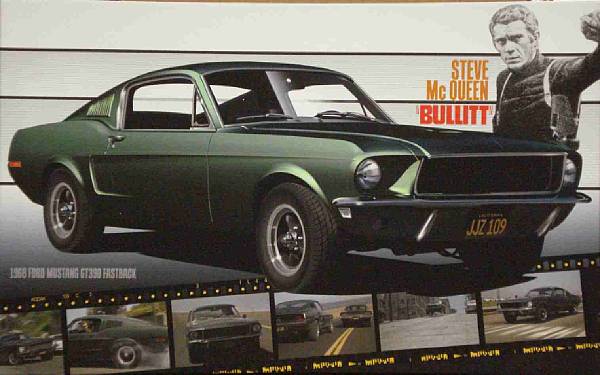 Appraisal: Steve McQueen - Bullitt' a giclee print on canvas a