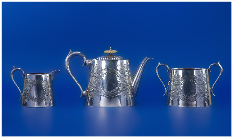 Appraisal: Silver Plated Tea Service