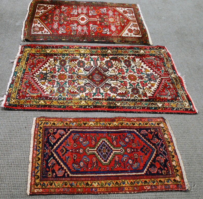 Appraisal: Three Northwest Persian Rugs th century ft in x ft