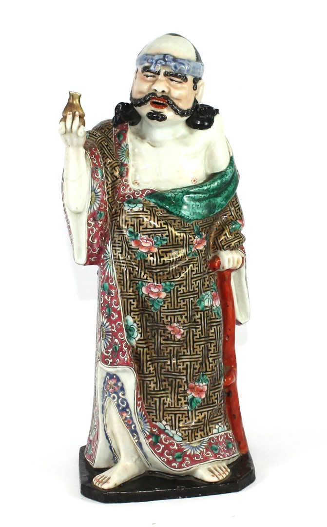 Appraisal: A Chinese famille-rose porcelain figure of Le Tieguai late th